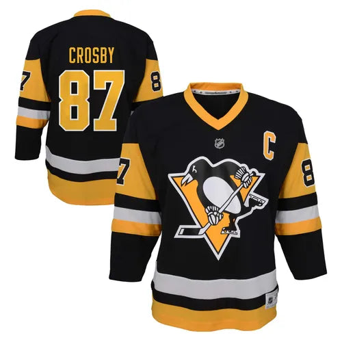 OUTERSTUFF REPLICA Mez HOME/TEAM JERSEY JR - Pittsburgh Penguins - Sidney Crosby #87