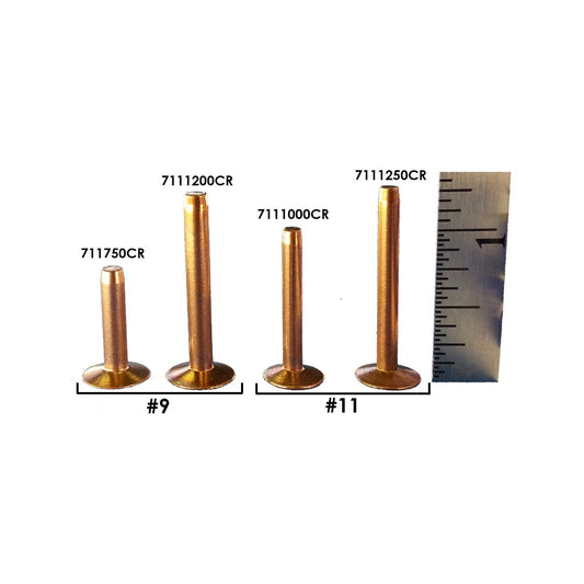 BLADEMASTER-7111200CR-COPPER RIVET - 1-1/4 (31mm) #9 100/PKG