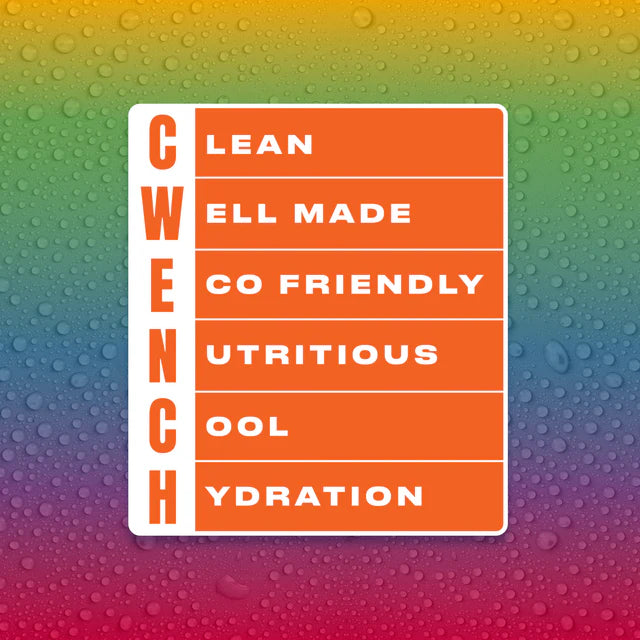 CWENCH HYDRATION Sportital - Rainbow Swirl 0,5L