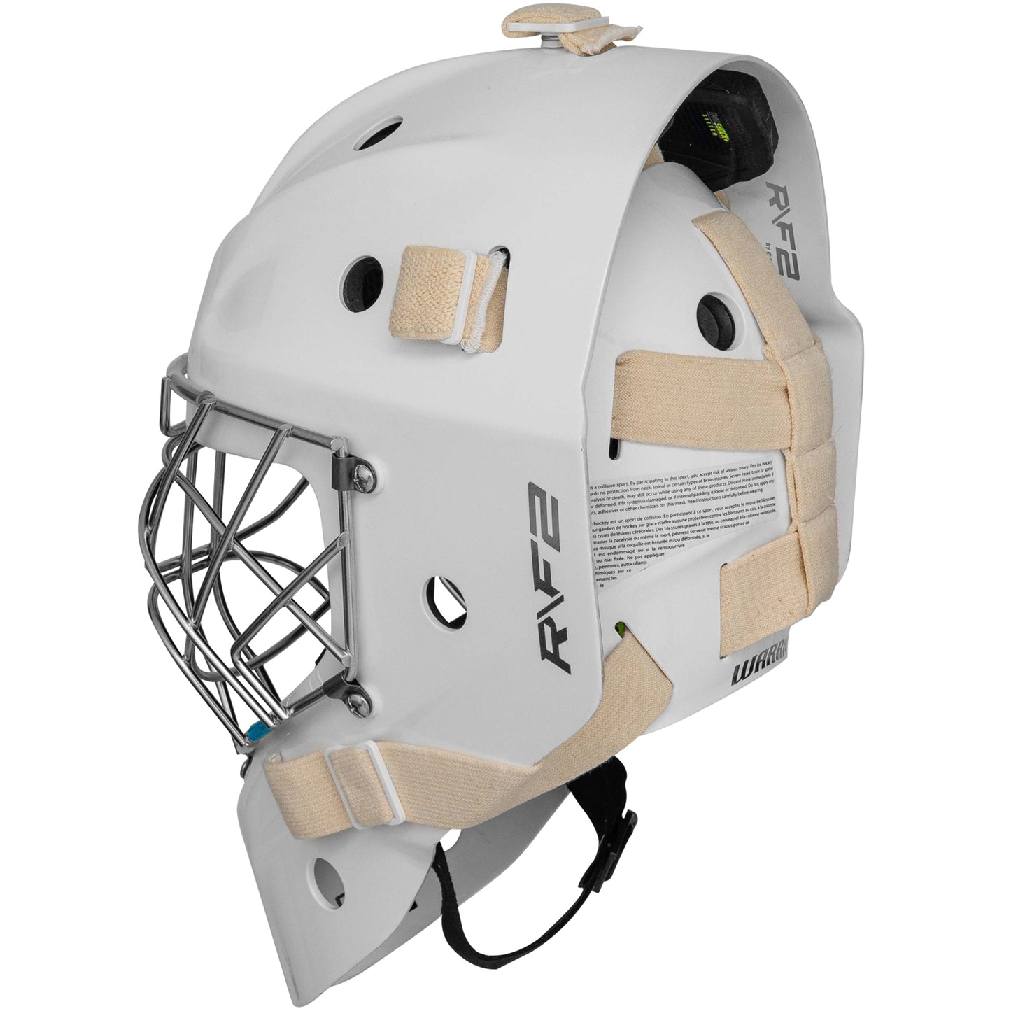 WARRIOR RITUAL F2 E+ Senior Goalkeeper Head Guard Certified CatEye