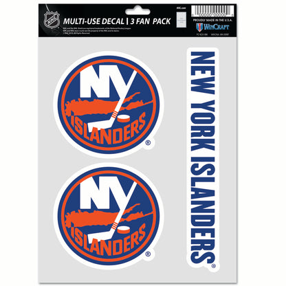 WINCRAFT NHL Multi Use 3 Fan Pack Decal Matrica