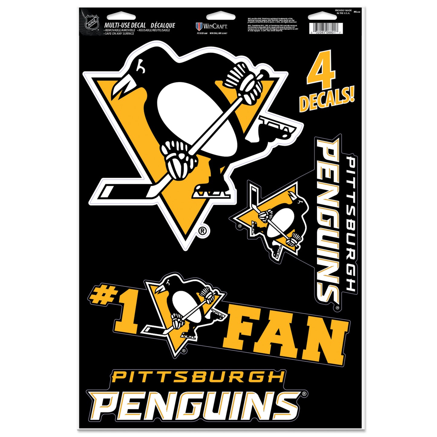 WINCRAFT NHL Multi-Use Decal 11x17 Matrica