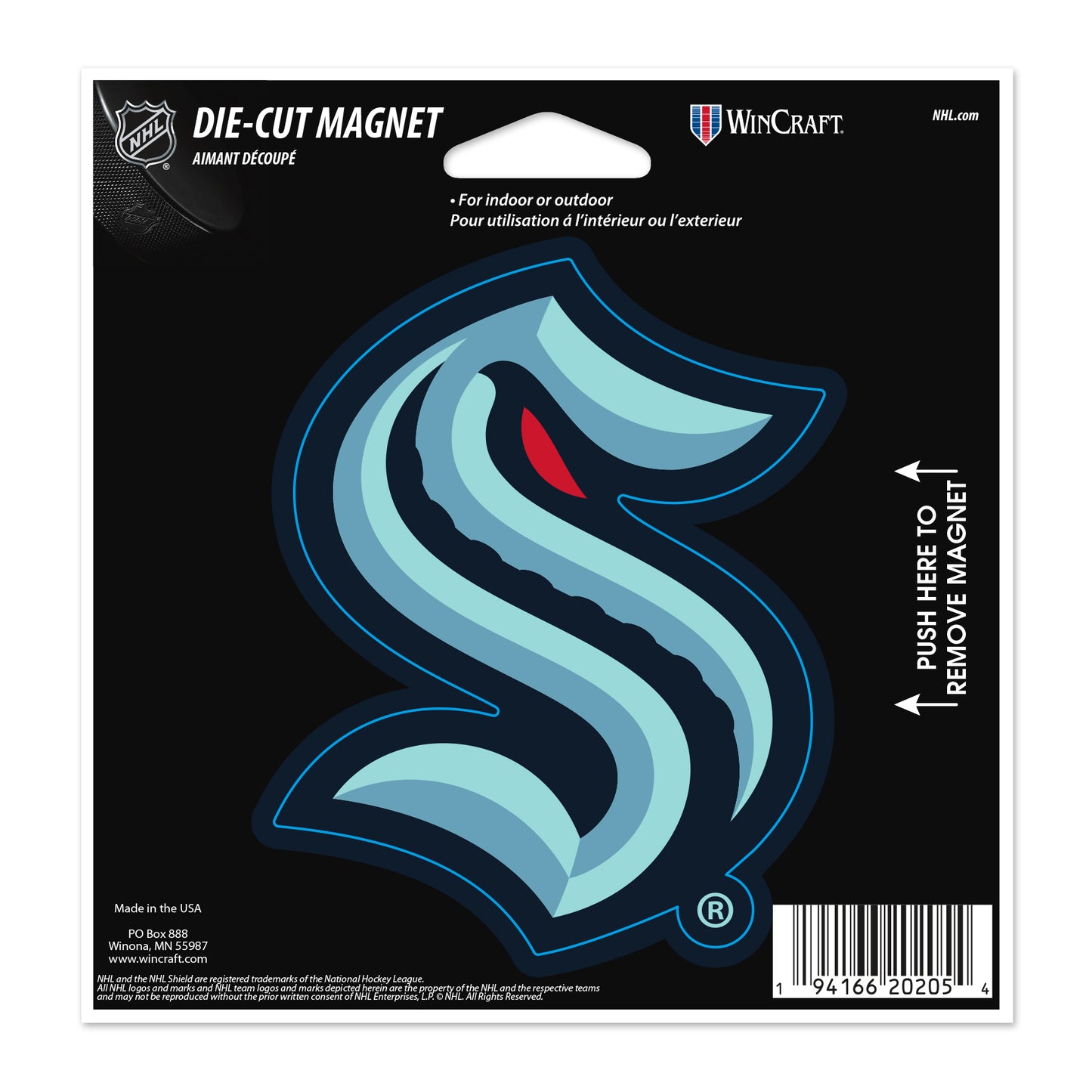 WINCRAFT NHL Die Cut Mágnes