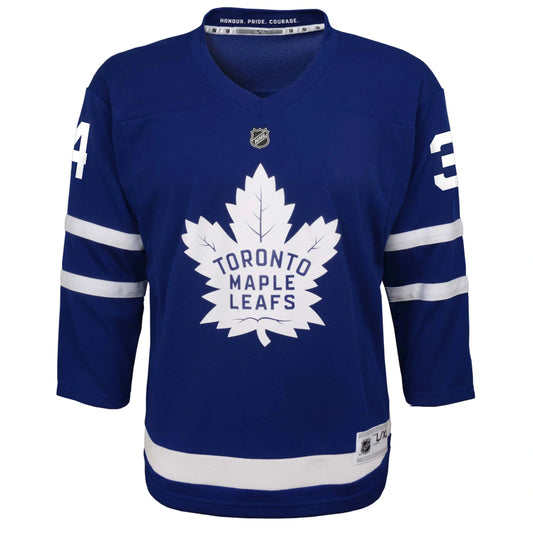 OUTERSTUFF REPLICA HOME/TEAM JERSEY JR - Toronto Maple Leafs - Auston Matthews #34