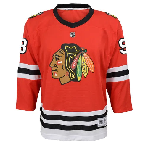 OUTERSTUFF REPLICA Mez HOME/TEAM JERSEY JR - Chicago Blackhawks - Connor Bedard #98