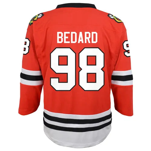 OUTERSTUFF REPLICA Mez HOME/TEAM JERSEY JR - Chicago Blackhawks - Connor Bedard #98