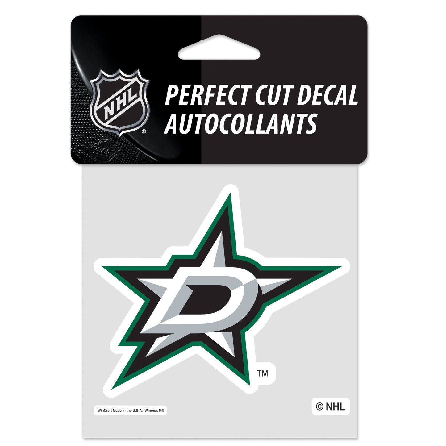 WINCRAFT NHL Perfect Cut Color Decal 4x4 Matrica