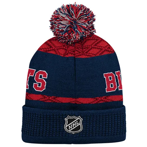 OUTERSTUFF PUCK PATTERN CUFFED POM NHL Sapka - Junior