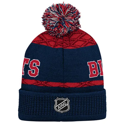 OUTERSTUFF PUCK PATTERN CUFFED POM NHL Sapka - Junior