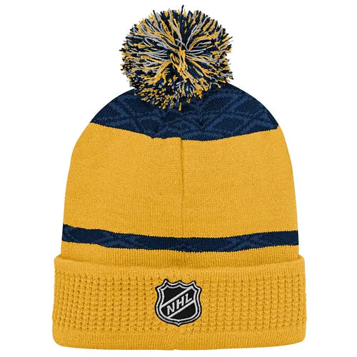 OUTERSTUFF PUCK PATTERN CUFFED POM NHL Sapka - Junior