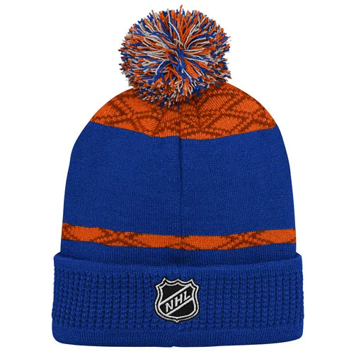 OUTERSTUFF PUCK PATTERN CUFFED POM NHL Sapka - Junior