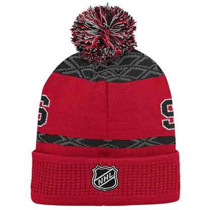 OUTERSTUFF PUCK PATTERN CUFFED POM NHL Sapka - Junior