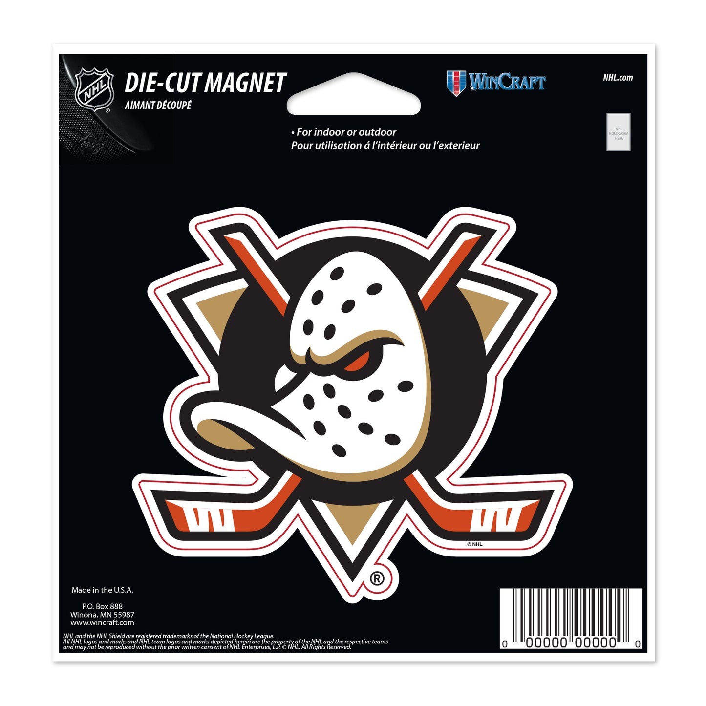 WINCRAFT NHL Die Cut Mágnes
