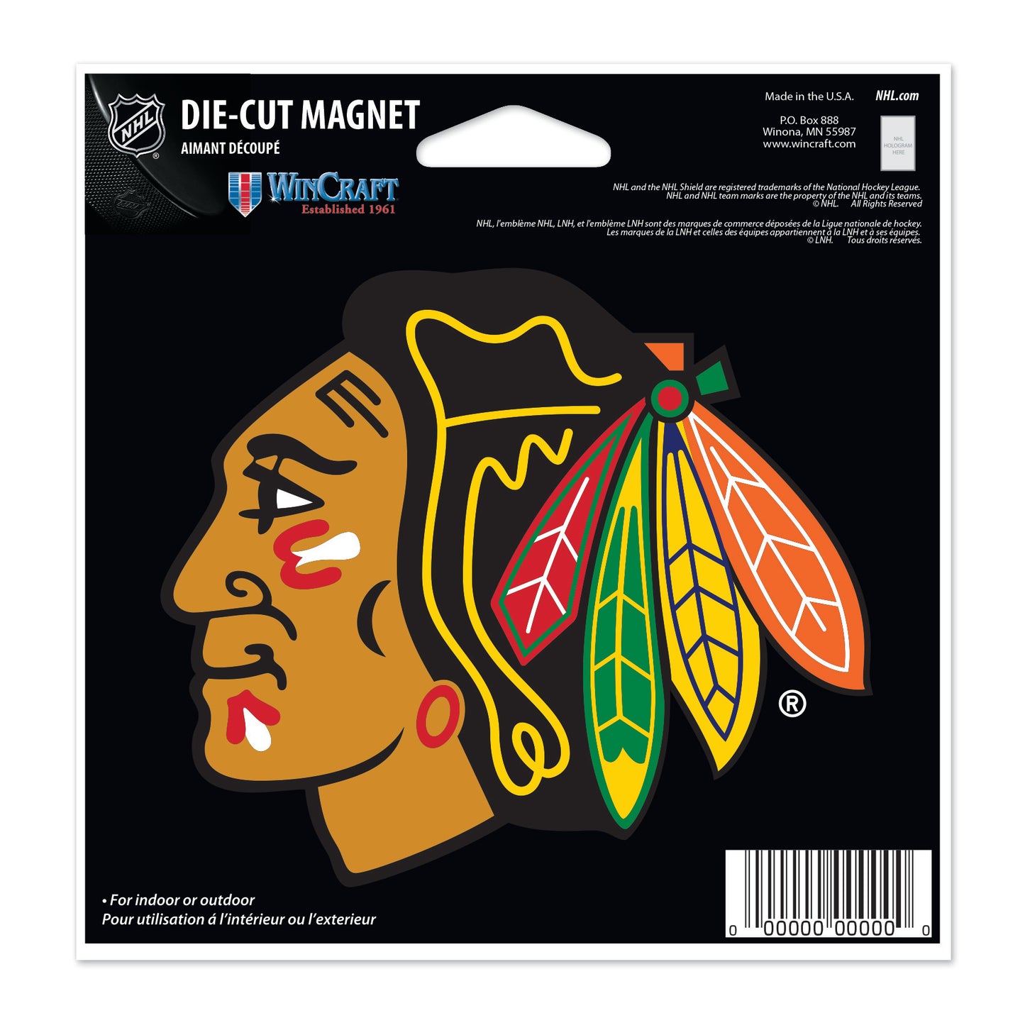 WINCRAFT NHL Die Cut Mágnes