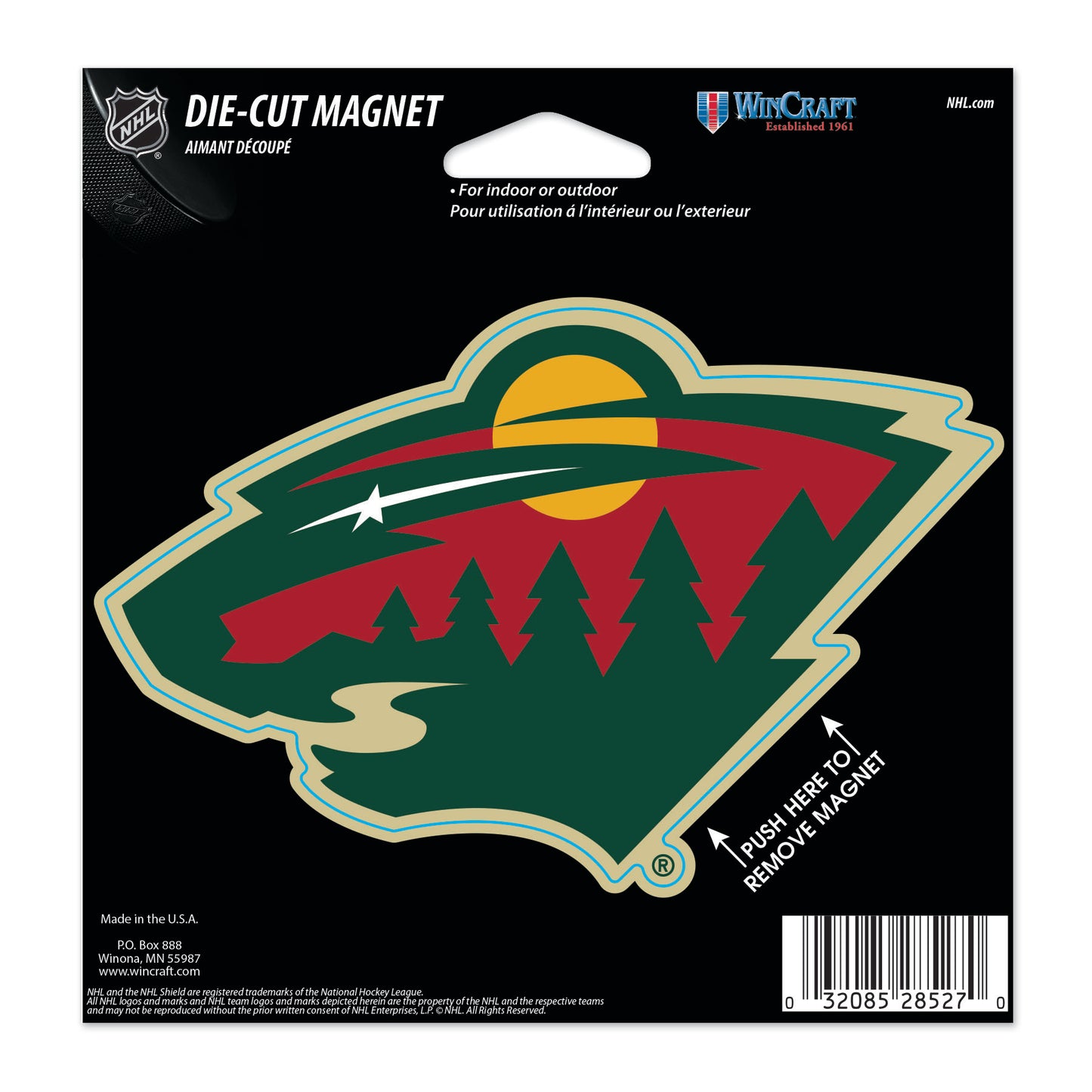 WINCRAFT NHL Die Cut Mágnes