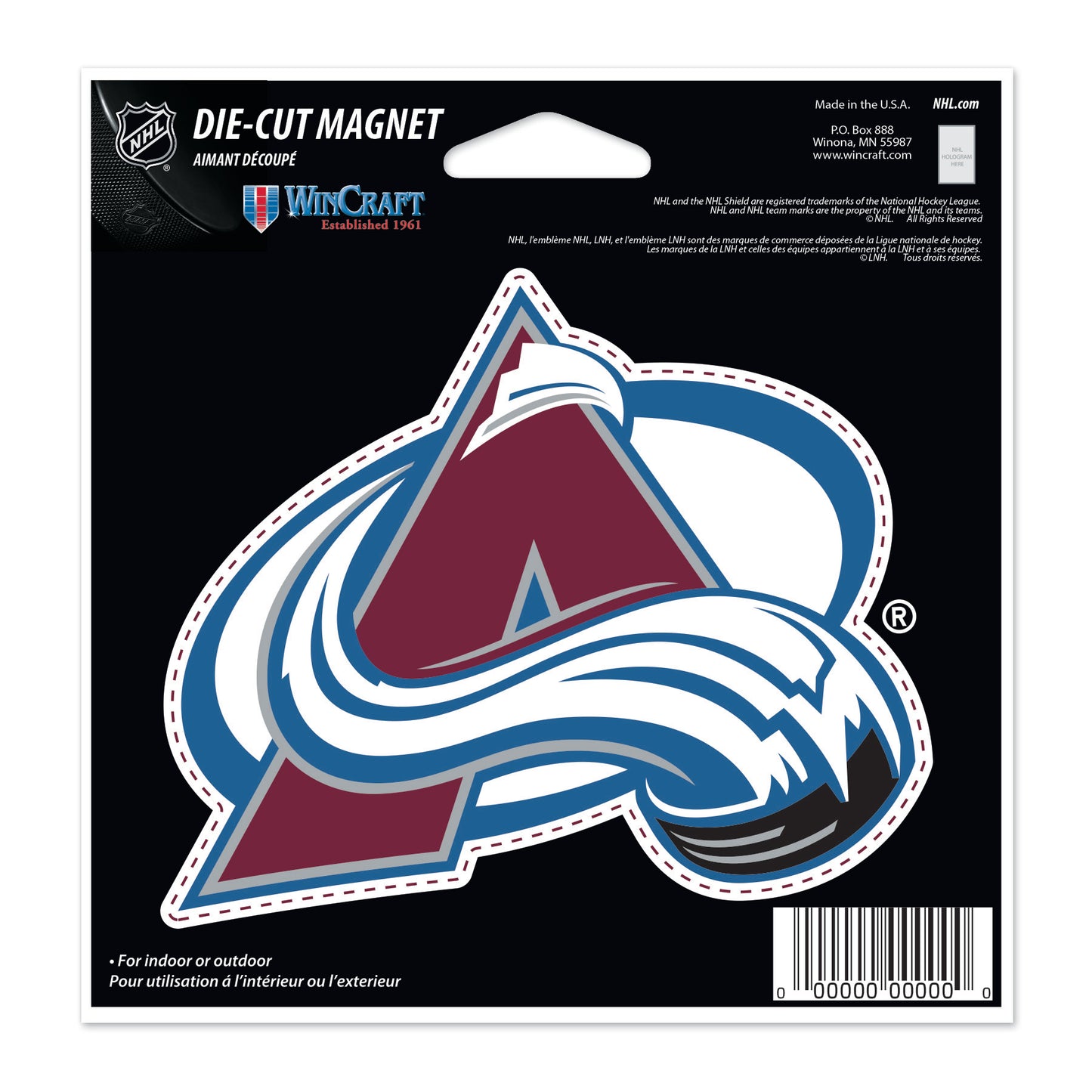 WINCRAFT NHL Die Cut Mágnes