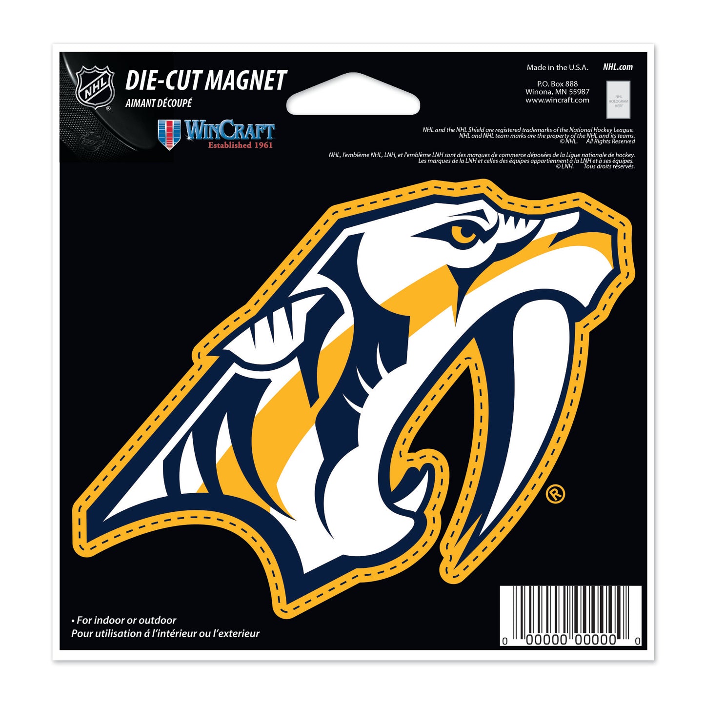 WINCRAFT NHL Die Cut Mágnes
