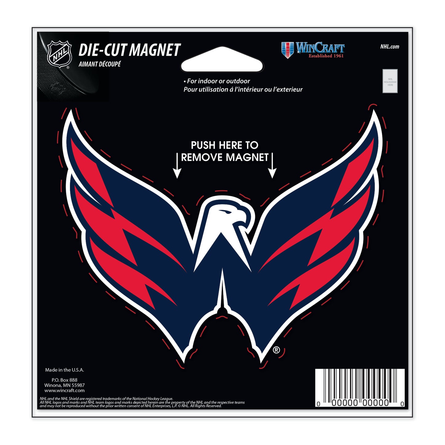 WINCRAFT NHL Die Cut Mágnes