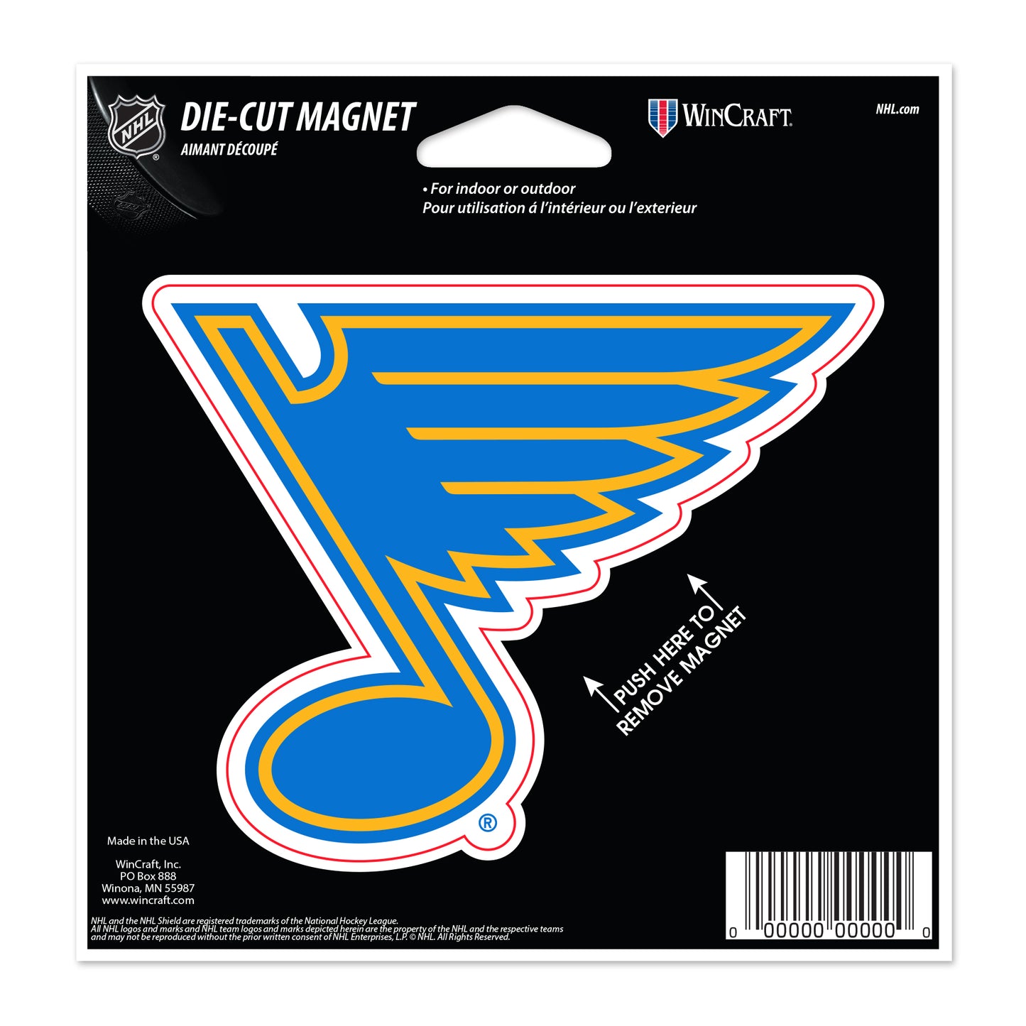 WINCRAFT NHL Die Cut Mágnes