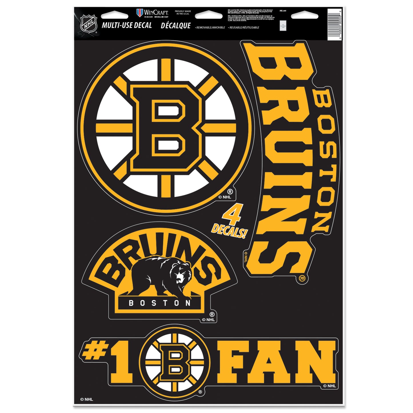 WINCRAFT NHL Multi-Use Decal 11x17 Matrica