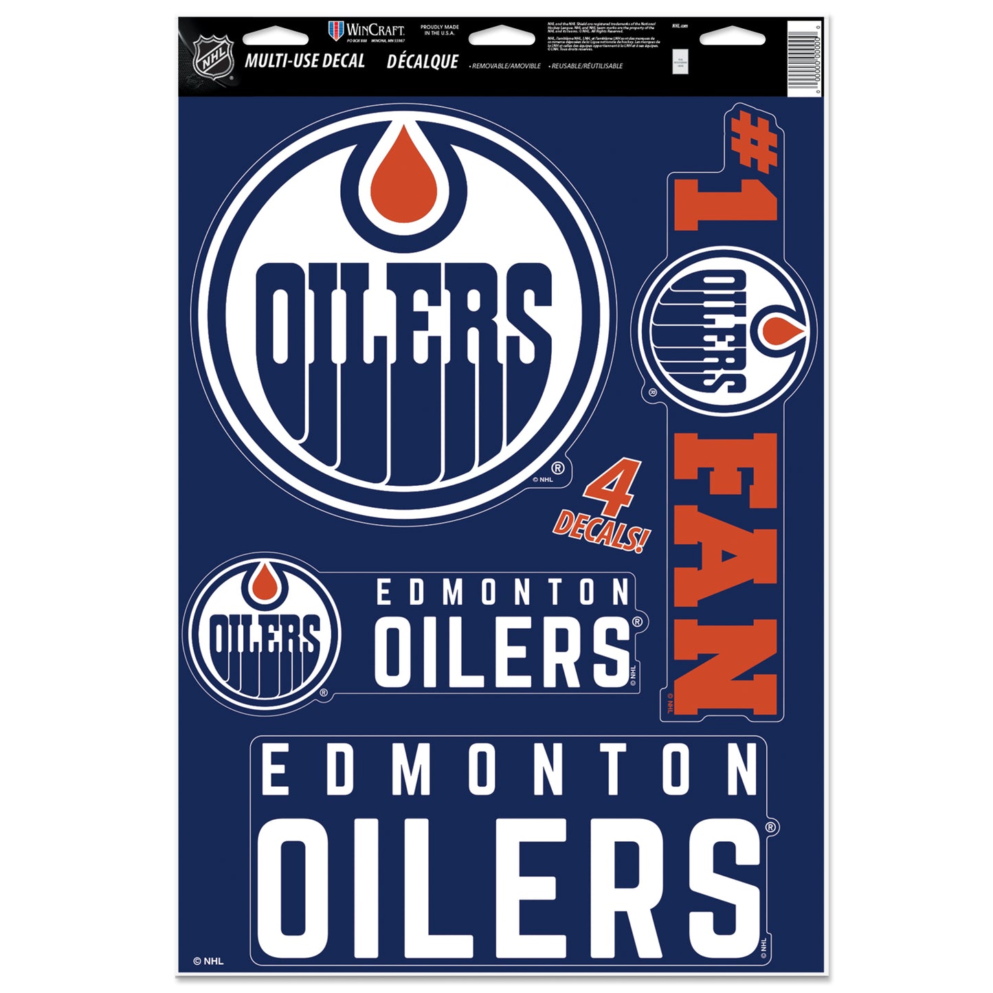 WINCRAFT NHL Multi-Use Decal 11x17 Matrica
