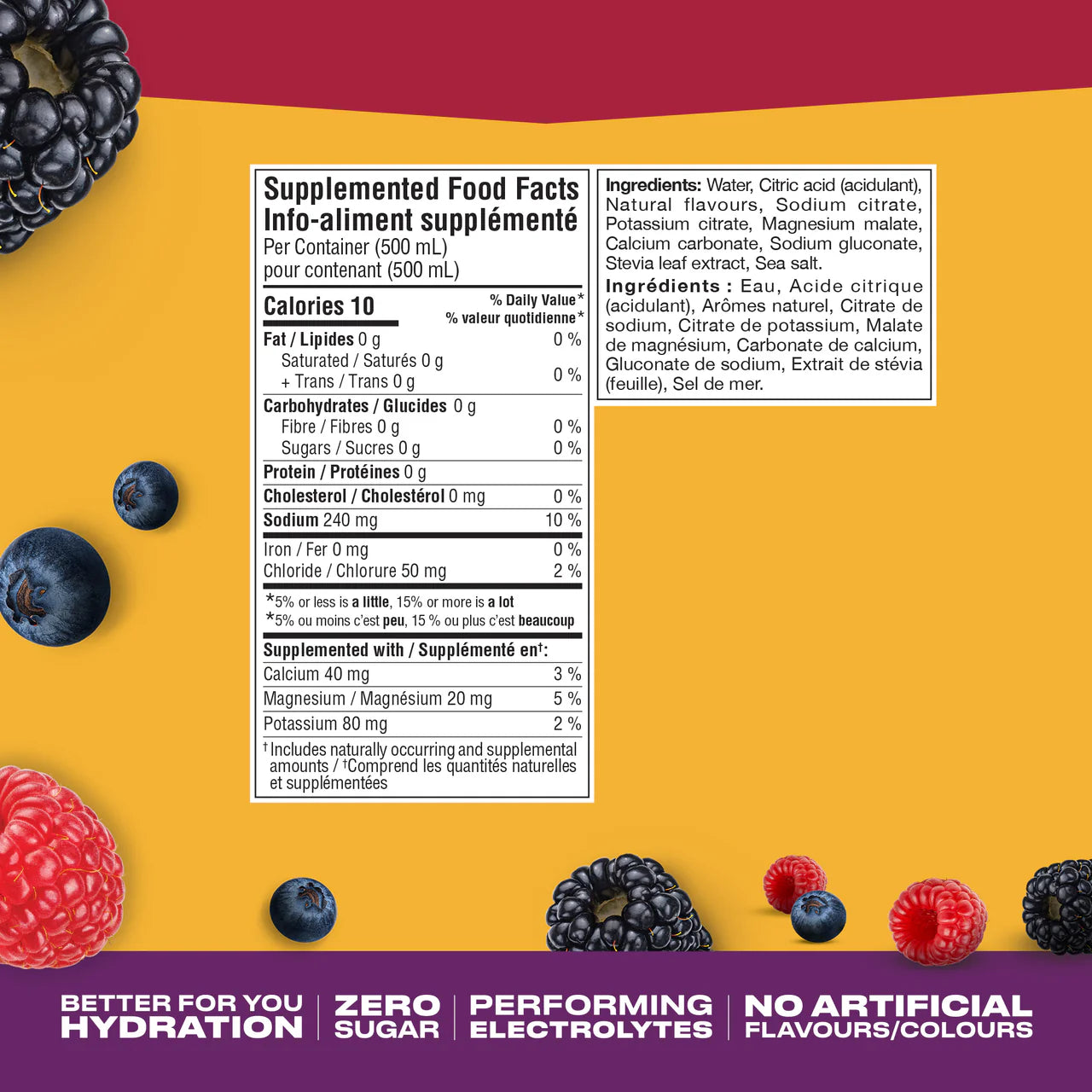 CWENCH HYDRATION Sportital - Golden Berry 0,5L