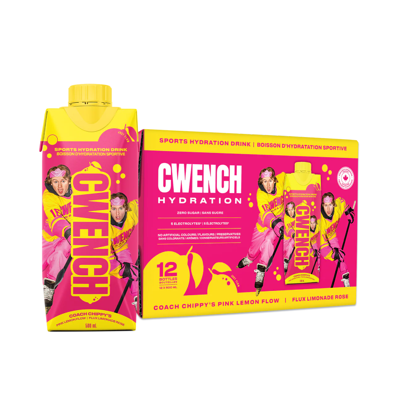 CWENCH HYDRATION Sportital - Pink Lemon Flow 0,5L
