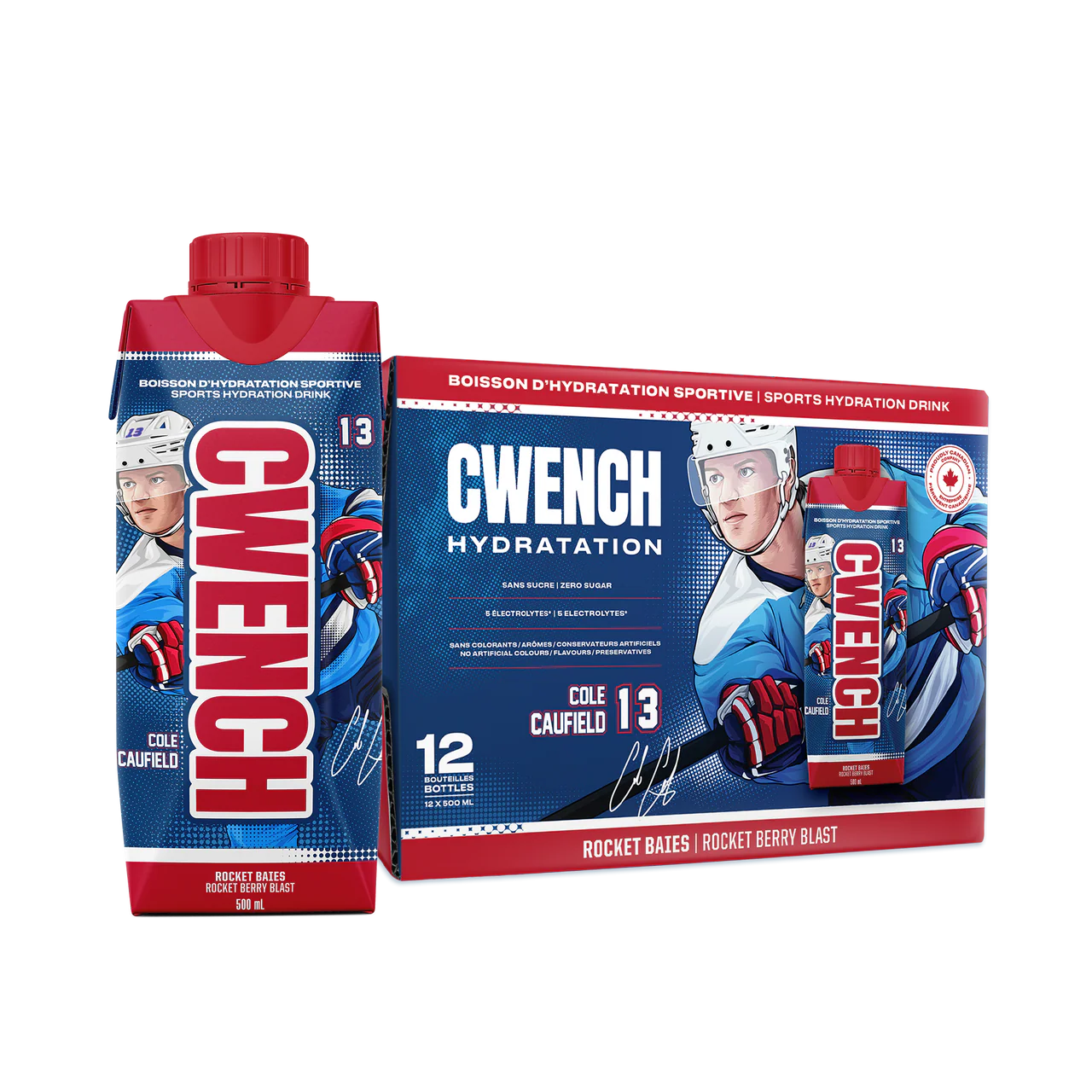 CWENCH HYDRATION Sportital - Rocket Berry Blast 0,5L
