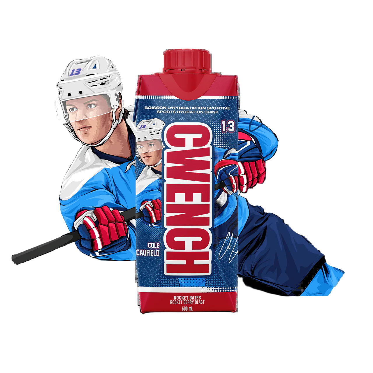 CWENCH HYDRATION Sportital - Rocket Berry Blast 0,5L