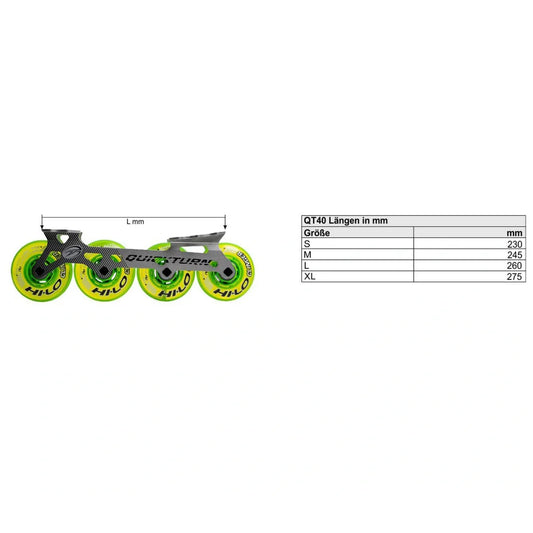 GRAF QuickTurn QT40 Görkorcsolya Sín (1 Pár)