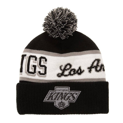 MITCHELL & NESS NHL Block Sweep Pom Knit Los Angeles Kings Sapka