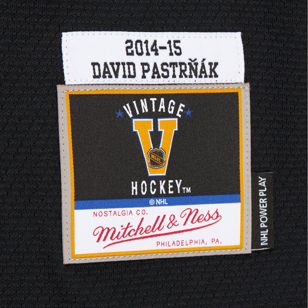 MITCHELL & NESS NHL Power Play Jersey Bruins 2014 David Pastrnak Mez
